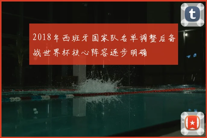 2018年西班牙国家队名单调整后备战世界杯核心阵容逐步明确